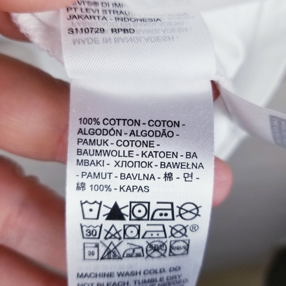 Levi's Cropped Jordie T-Shirt A10250008 NWT size 2X - Picture 11 of 13